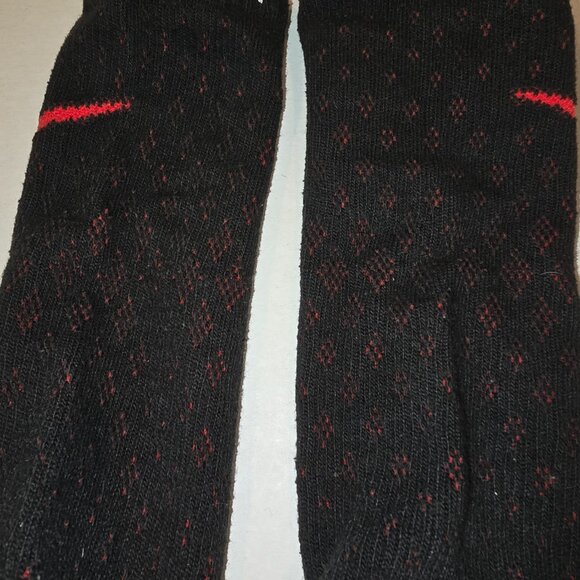 Nike Men's Dri-Fit Performance Socks Black/Red - Large - Picture 5 of 5